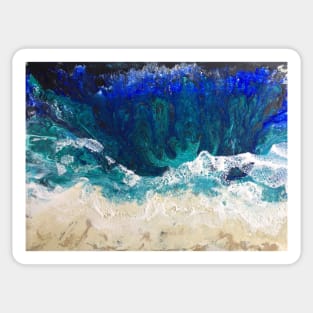 Crashing Waves Sticker